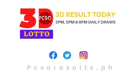 3d result summary|3d results today.